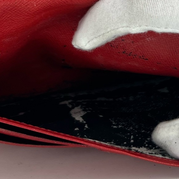 ♥️Louis Vuitton Red Epi Leather Porte Tresor Long Wallet | PRELOVED!!♥️ - Picture 9 of 13